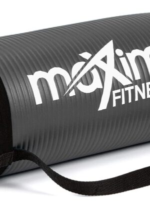 Maximo Yoga Mat, 12MM 15MM Extra Thick Exercise Mat 183cm x 60cm Multi Purpose Yoga Mat for Men, Women, Non-Slip Yoga Mat, Ideal for Pilates, Planks, Stretching, Exercise Mat, Ideal for Home Gym Accessories