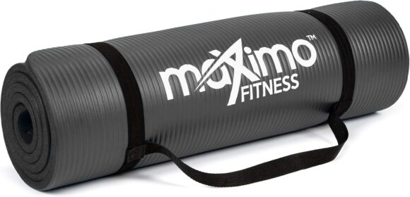 Maximo Yoga Mat, 12MM 15MM Extra Thick Exercise Mat 183cm x 60cm Multi Purpose Yoga Mat for Men, Women, Non-Slip Yoga Mat, Ideal for Pilates, Planks, Stretching, Exercise Mat, Ideal for Home Gym Accessories