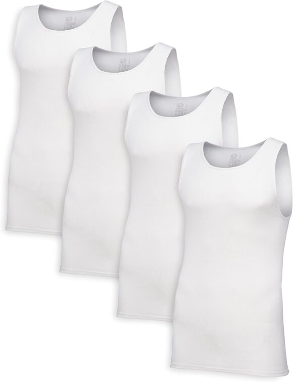 Fruit of the Loom Men's Undershirt (Pack of 4)