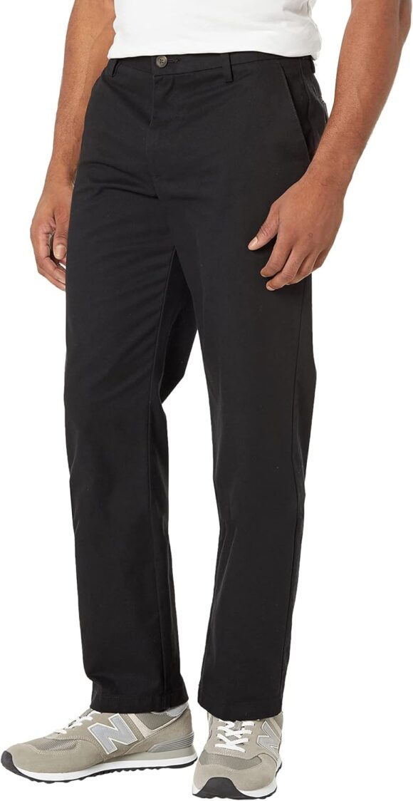 Amazon Essentials Men's Straight-Fit Wrinkle-Resistant Flat-Front Chino Trouser