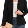 MINTLIMIT Blazers for Women Business Casual Open Front Long Sleeve Blazer Work Office Jackets Balzer with Pockets 2024