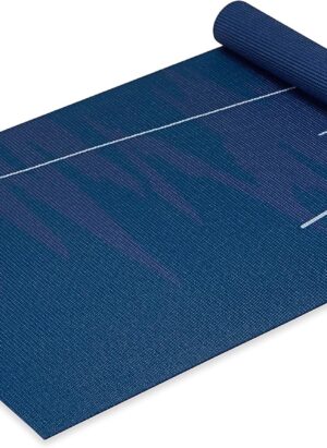 Gaiam Print Yoga Mat, Non Slip Exercise & Fitness Mat for All Types of Yoga, Pilates & Floor Exercises