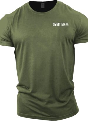 GYMTIER Gym Clothes for Men Gym T-Shirt - Bodybuilding Workout Training Top Bodybuilding Workout T Shirt Training Top MMA Men's Active Wear