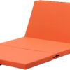 KaRaDaStyle Gymnastics Mat 4-Folding Stretch Mats 71"x31"x2" Exercise Muscle Training Children Play Horizontal Bar Mat Yoga Sports Soundproof Home Use (Orange/4-fold)