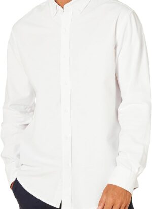 Amazon Essentials Men's Regular-Fit Long-Sleeved Oxford Shirt