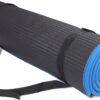 BalanceFrom GoFit All-Purpose 10mm Extra Thick High Density Anti-Slip Exercise Pilates Yoga Mat with Carrying Strap
