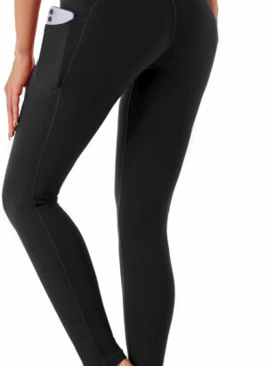 CAMBIVO Yoga Pants for Women, Gym Leggings Workout Leggings with Pockets, High Waisted Women Sports Running Tights