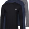 DKNY Men's Long Sleeved Slim Fit Top T-Shirt