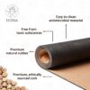 Ecoga Cork Yoga Mat With Alignment Lines - Thick Yoga Mat with Natural Rubber Base - Nonslip, Eco-friendly Pilates Mat for Stretching, Gym Workout & Therapy - Includes Yoga Mat Bag and Carry Strap