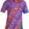 Ezhippie Mens Tie Dye T-Shirts Lightweight Cotton Festival Hippie Tops