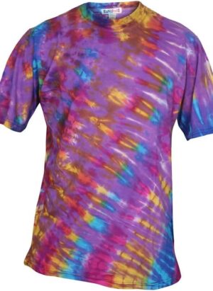 Ezhippie Mens Tie Dye T-Shirts Lightweight Cotton Festival Hippie Tops