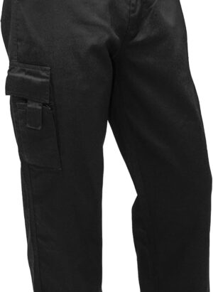 FNT Workwear Multi Pockets Men Cargo Combat Work Trousers Work Pants with Button & Zip Fly