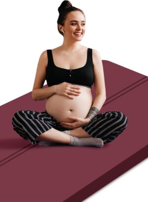 Fiita Extra Thick Yoga Mat 30MM Thick Exercise Mat Workout Mat Non-Slip Exercise Mat - for Yoga Pilates & Home Gym Workouts for Women & Men with Carrying Bag and Hook &Loop