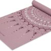 Gaiam Print Yoga Mat, Non Slip Exercise & Fitness Mat for All Types of Yoga, Pilates & Floor Exercises