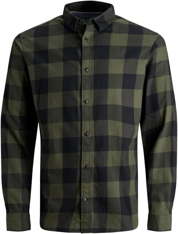 JACK & JONES Mens Twill Shirt Plus Size