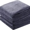 Meng Jiaran Gym Towels, 4 Pack 35cm X75cm Microfibre Sports Towels, Fast Drying & Absorbent Workout Sweat Towels for Travel, Gym Fitness, Camping-Grey