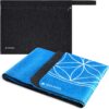 Navaris Foldable Yoga Mat for Travel - 1.5mm Thick Exercise Mat for Yoga, Pilates, Workout, Gym, Fitness - Non-Slip Folding Portable Mat