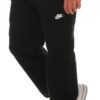 Nike Men's AW77 Cuffed Fleece Lined Joggers (Black, Grey) - 586031 - Long Length - 32 inches Inseam - Fitted - Athletic - Jogging - 3 Pockets - Machine Wash - UK XS