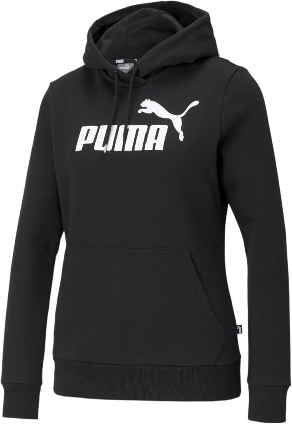 PUMA Women's Ess Logo Hoodie Fl Sweat