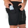 Superora Mens Running Gym 2 in 1 Sports Shorts Breathable Outdoor Workout Training Shorts with Pockets