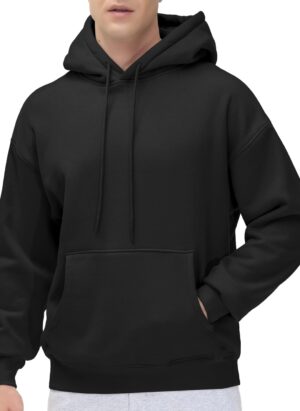 THE GYM PEOPLE Men's Fleece Pullover Hoodie Loose Fit Ultra Soft Hooded Sweatshirt With Pockets