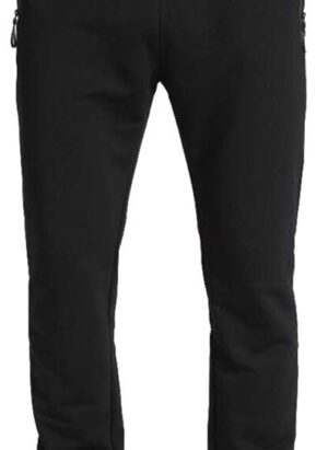 Tansozer Mens Joggers Slim Fit Tracksuit Bottoms Zip Pockets