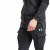 Under Armour Casual Men's Two-Piece Fleece Tracksuit with Full-Zip, Hooded Top & Jogger Bottoms for Gym, Sports - Soft & Warm (as8, alpha, s, regular, regular), Black