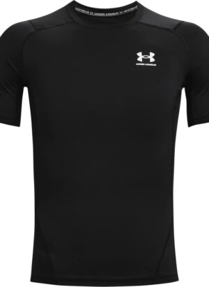 Under Armour Herren UA HG Armour Comp SS, kurzärmliges Funktionsshirt, schnelltrocknendes T-Shirt mit Kompressionspassform