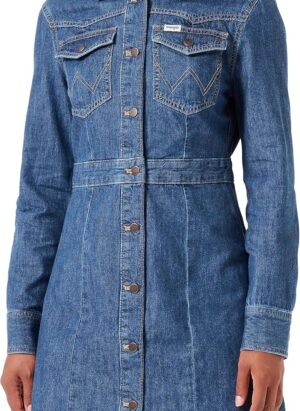 Wrangler Women's Slim Western Dress Casual