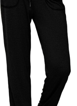 iClosam Women's Joggers Tracksuit Bottoms Cotton Sweatpants Lounge Pants with Pockets