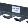 Anchor Gym R7 Seven Prong Storage Rack for Fitness Bands,Straps,Jump Ropes, Foam Rollers-(mounting Hardware Included)