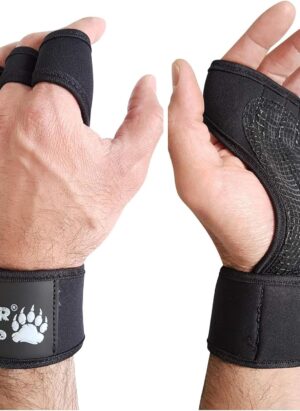 BEAR GRIP - Open Workout Gloves for Crossfit, Bodybuilding, callisthenics, Powerlifting