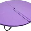 CIADAZ Foldable Pole Dance Crash Mat Circular Exercise Dance Pole Cushion Gymnastics Training Fall Safety Padding for Dance Fitness Yoga Beginners-1pc