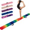 COSTWAY Folding Gymnastics Balance Beam, 7ft/210cm Kids Training Beam with Carry Handles, Anti-Slip Base, Floor Gymnastics Beams for Home Gym Exercise