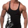Cabeen Men's Muscle Stringer Vest Bodybuilding Gym Tank Tops Workout Train Wear Cotton