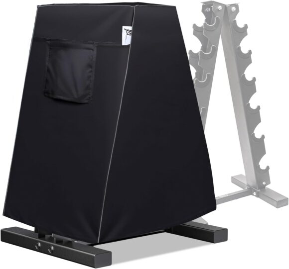 Ddeman Dumbbell Rack Cover, A-Frame Dumbbell Rack Cover, for Home Gym Compact CPA Triangle Dumbbell Racks, A-Frame 6-Storey Dumbbell Racks, Dumbbell A-Rack Cover (cover only)