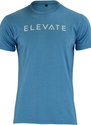 Elevate Apparel Muscle Fit Gym T Shirt for Bodybuilding Crossfit Powerlifting Weight Lifting Fitness Running Training Workouts Slim Functional Breathable Sportswear Top Mens