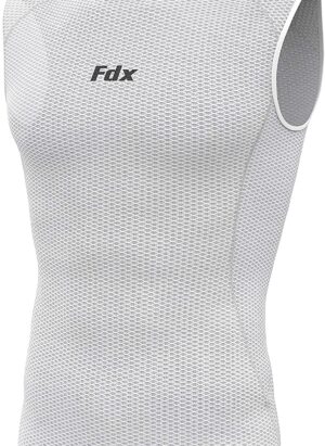 FDX Cool Mesh Base Layer Sleeveless - Men, Women Summer Cycling Vest - Ultralight, Breathable, Anti-Odour Bicycle Unisex Skins Tops - Under Shirts for Running, Gym, Workout Training