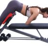Finer Form Multi-Functional Gym Bench for Full All-in-One Body Workout – Versatile Fitness Equipment for Hyper Back Extension, Roman Chair, Adjustable Situp, Decline, Flat Bench