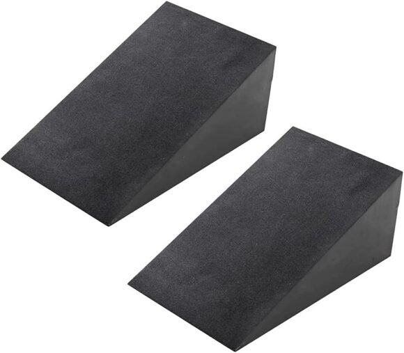 Folceretsc 2 Pcs Yoga Mats, Adjustable Squat Ramp, Incline Board Improve Strength for Squat and Deadlift