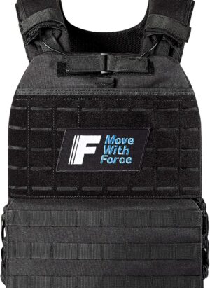 Force Fitness - Weighted Vest - Ultra-durable and Adjustable Straps - Improves Workouts from Home or Gym