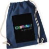 Hippowarehouse Congrats to your results Drawstring Cotton School Gym Bag 37cm x 46cm, 12 litres