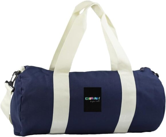 Hippowarehouse Congrats to your results Gymwear Gym Duffle Cylinder Uniform Kit Bag