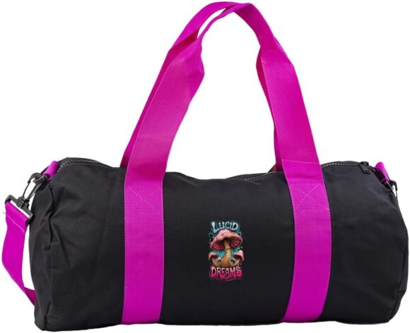 Hippowarehouse Lucid Dreams Gymwear Gym Duffle Cylinder Uniform Kit Bag