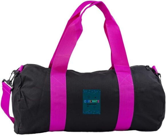 Hippowarehouse Sprinkles congrats on your exams Gymwear Gym Duffle Cylinder Uniform Kit Bag