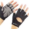 Hopedas Workout Gloves Weight Lifting Gloves Palm Support Protection for Men Women, Exercise Gloves Sports for Training, Fitness, Gym, Black