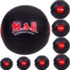 MAR | Genuine Leather Medicine Balls, Essential Home Gym Fitness Equipment for Abdominal Strength and Muscular Endurance Improvement, Workout Ball for Exercise & Training