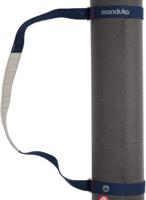 Manduka Yoga Commuter Mat Carrier - Eco-Friendly Cotton, Easy to Carry, Hands-Free, For All Mat Sizes, 68" x 1.5"