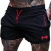 Men's Sports 1" Elite Split Running Shorts with Side Mesh Panel Quick Dry Lightweight Polyester