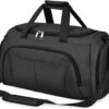 Men's Sports Bag Travel Bag with Shoe Compartment Large Capacity Waterproof Weekender Bag Gym Fitness Shoulder Bag for Men Women Handbag 40L Black